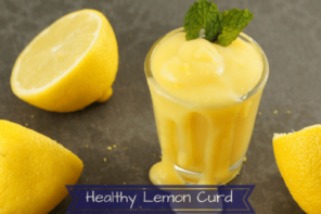 healthy lemon curd tart